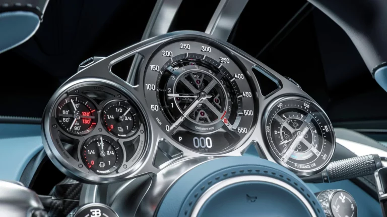 Esplorare il concetto di interni del Bugatti Tourbillon