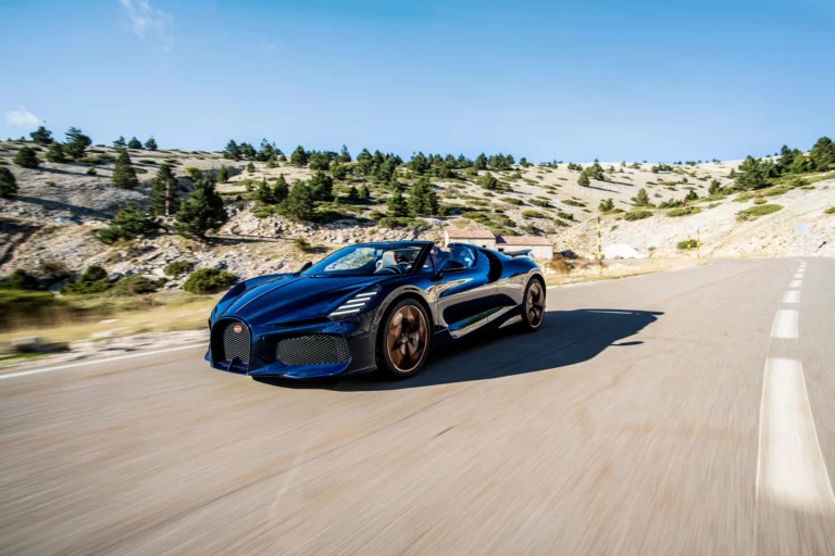 A master of air: crafting a new generation of roadster design with the Bugatti W16 Mistral