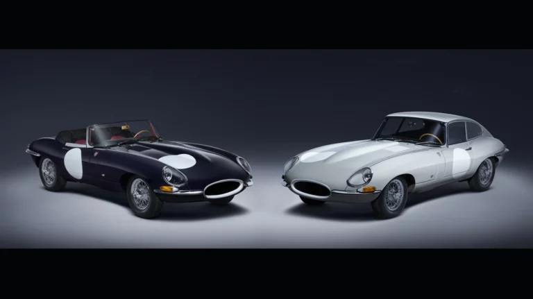 Jaguar Classic Unveils Tribute to First E-Type Race Wins with the E-Type ZP Collection