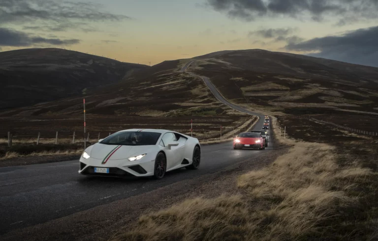Automobili Lamborghini: Cars, stars and art in the Scottish Cairngorms