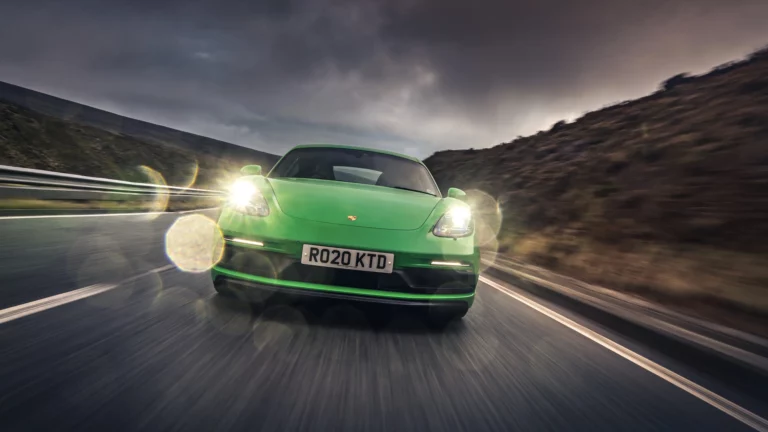 Snake charming in a Porsche 718 Cayman